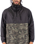 Anorak Windbreaker XL / Camo and Black