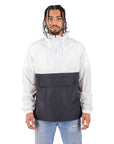 Anorak Windbreaker XL / White and Black