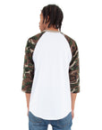 White and Camo Green