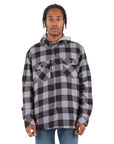 Flannel Jacket XL / Heather Grey and Black