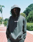 Logo Embroidered Los Angeles Garment Dye Hoodie