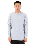 9.5 oz Spandex Thermal XL / Heather Grey