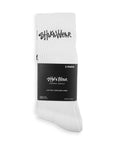 Long Crew Socks M / White