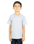 6.0 oz Kids' V-Neck XXS / Heather Grey