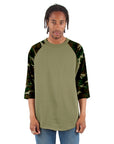6.0 oz Raglan - Large Sizes 3XL / Olive and Camo Green