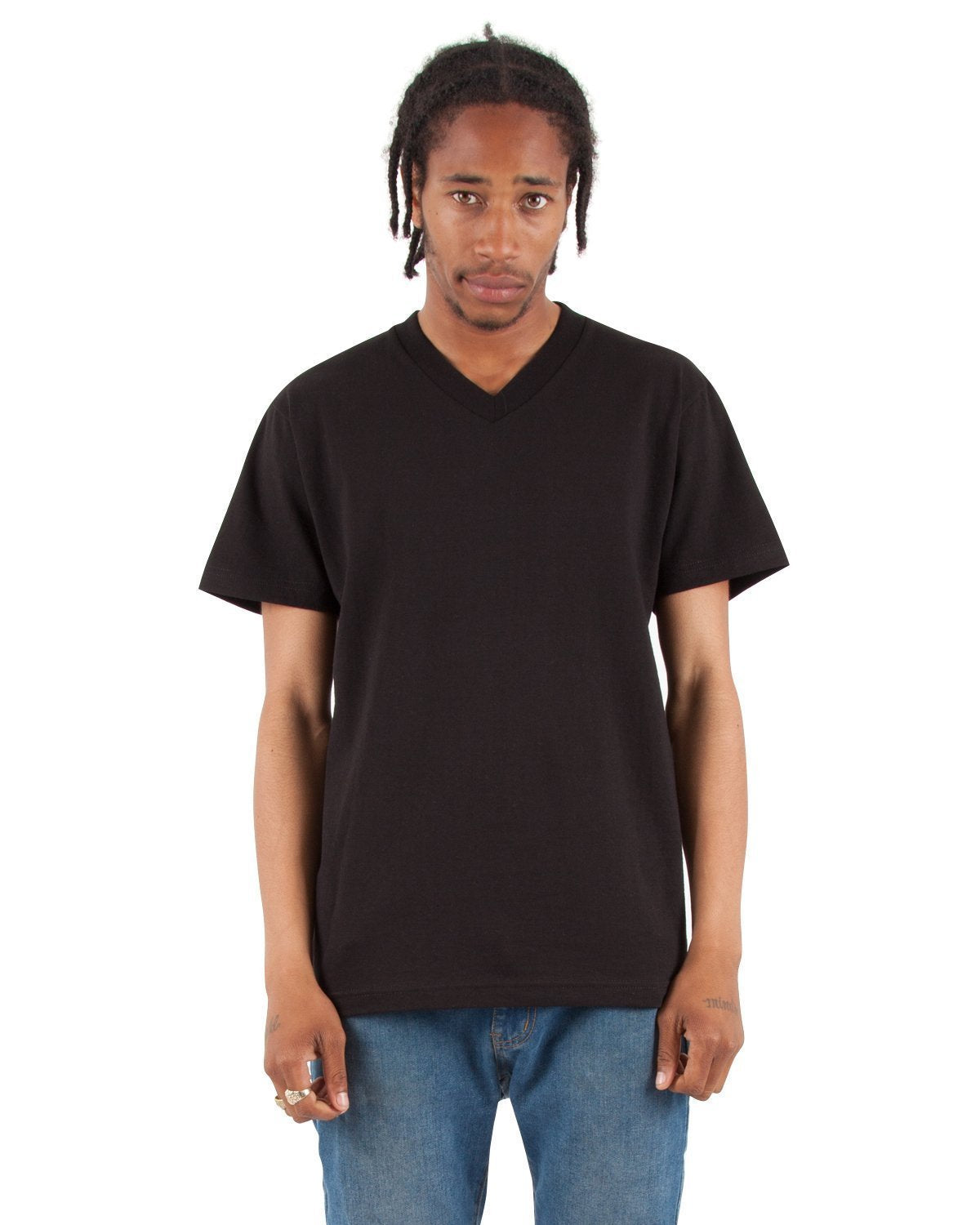 6.2 oz V-Neck - Large Sizes 
