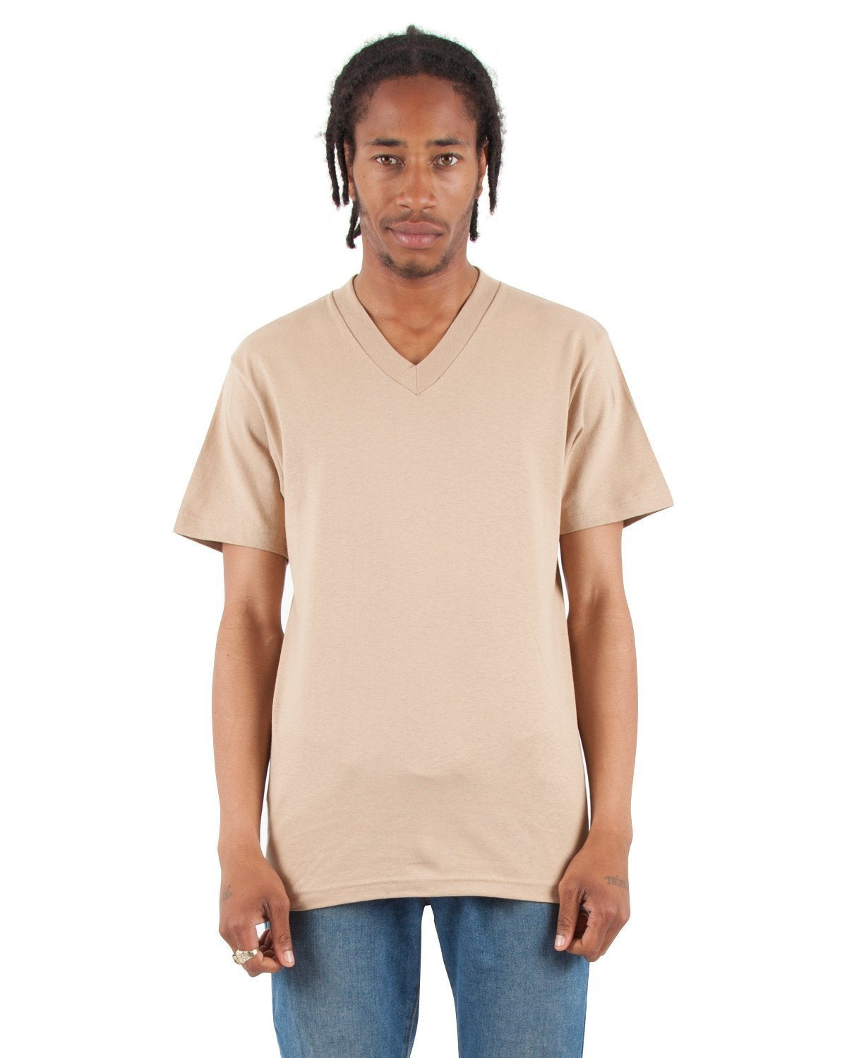 6.2 oz V-Neck - Large Sizes 