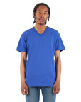 6.2 oz V-Neck - Large Sizes 3XL / Royal