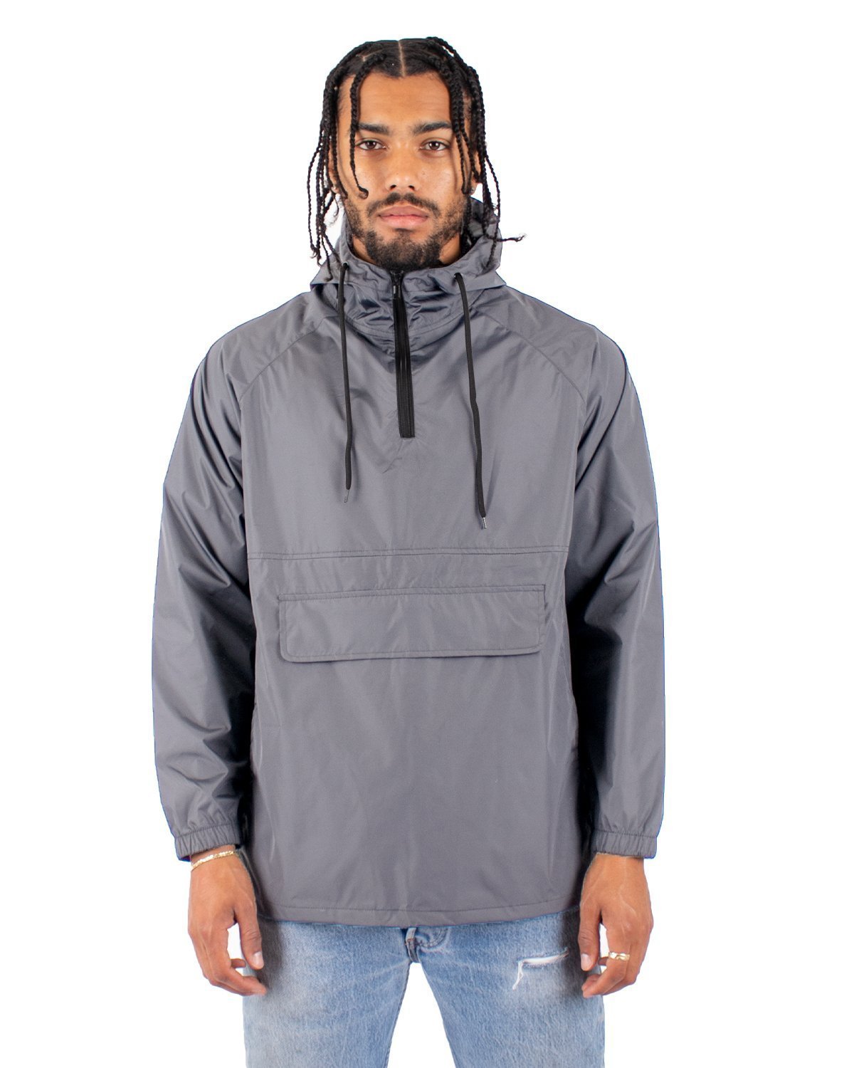 Anorak Windbreaker XL / Grey