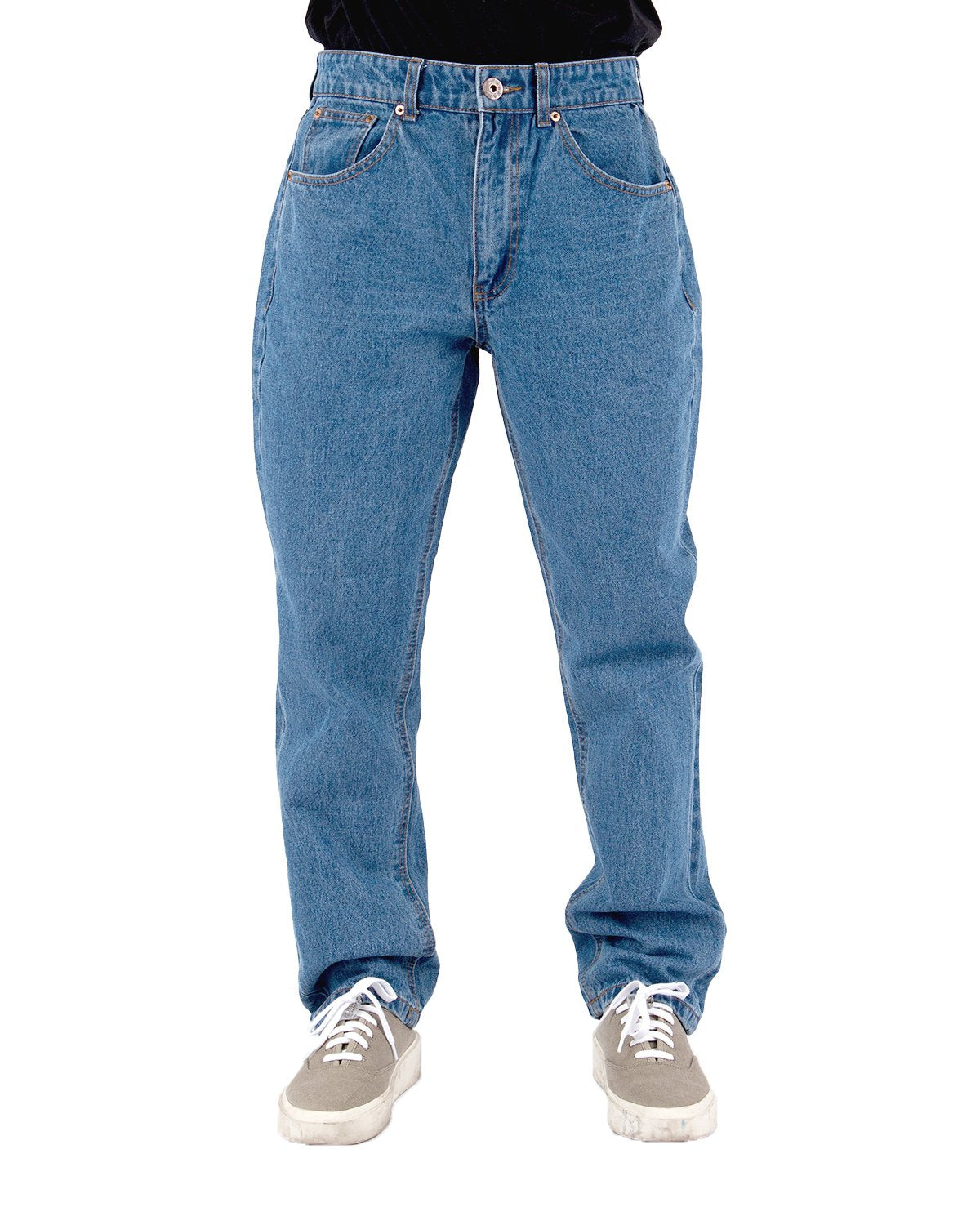 13.0 oz Denim Jeans 44/32 / Stone Wash Light Blue