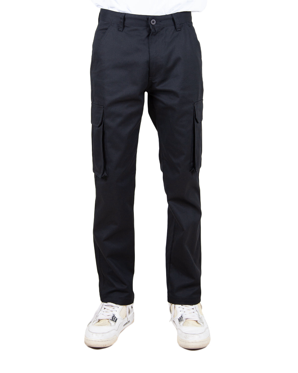 Twill Cargo Pants 42 / Black