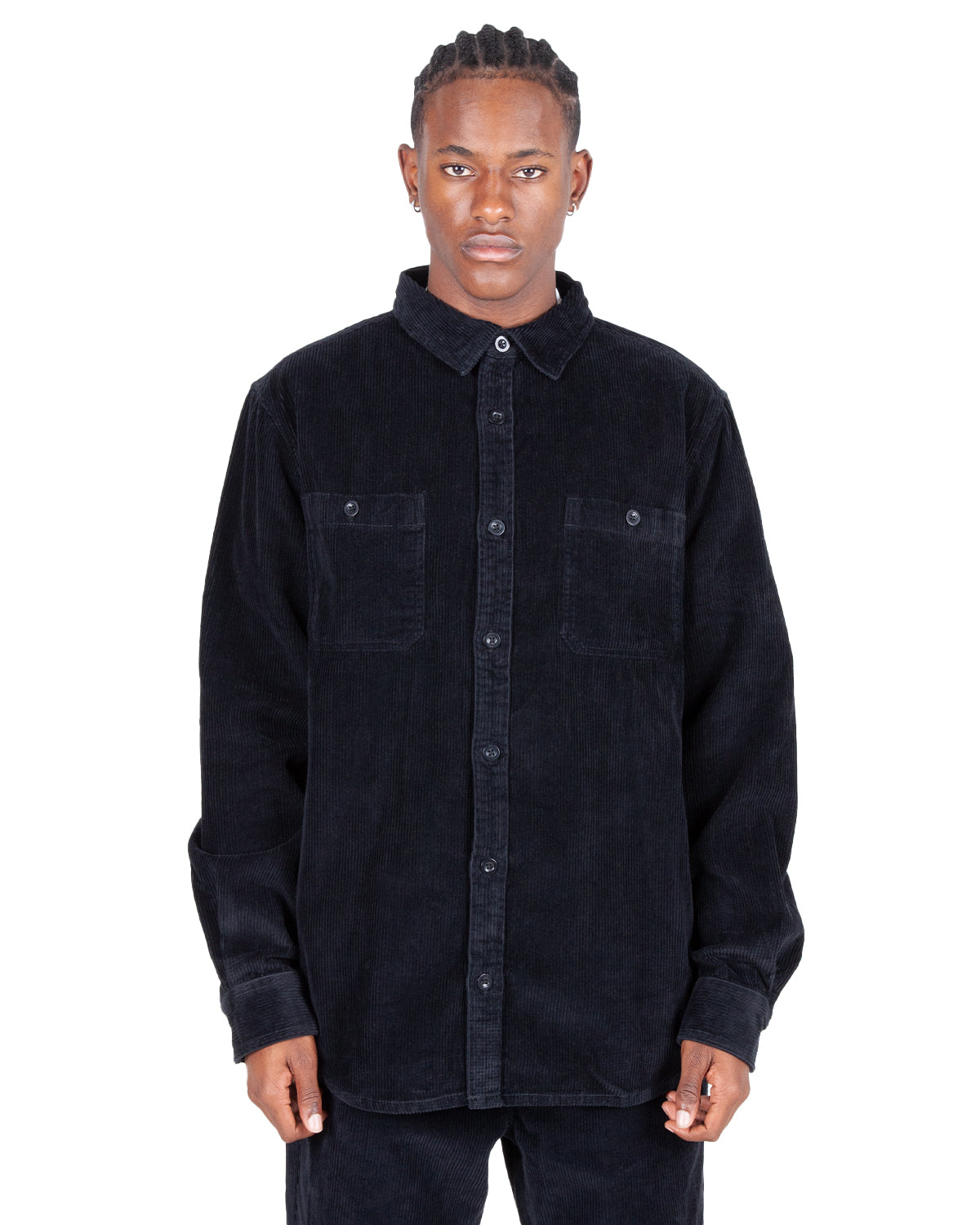 Heavy Corduroy Overshirt 3XL / Black