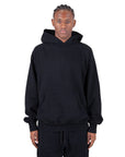 13.5 Oz Los Angeles Garment Dye Fleece Hoodie L / Black