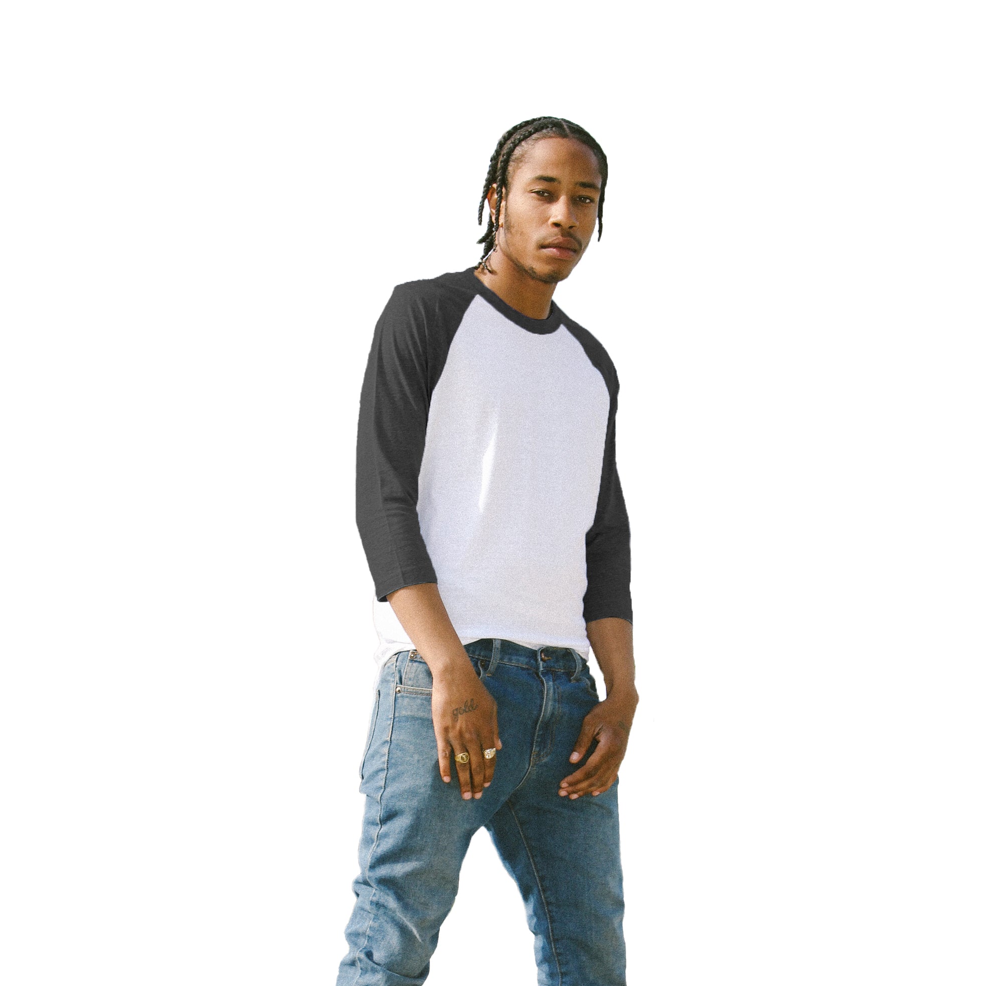Classic Raglan XS / White and Black