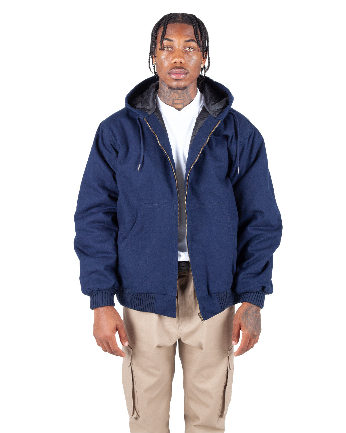 Canvas Zip Hoodie 3XL / Navy