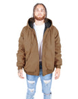 Canvas Zip Hoodie 3XL / Tan