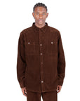 Heavy Corduroy Overshirt 3XL / Chocolate