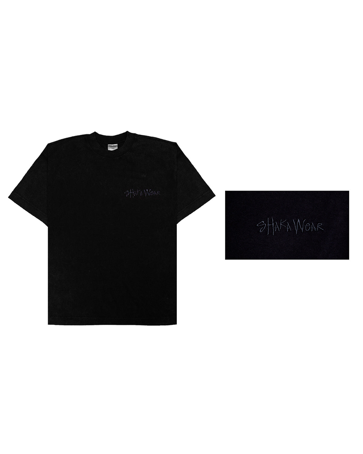 Logo Embroidered Garment Dye Short Sleeve 
