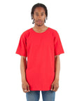 6.0 oz Curved Long Tee XL / Red