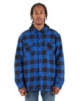 Flannel Jacket XL / Royal and Black