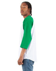 White and Kelly Green