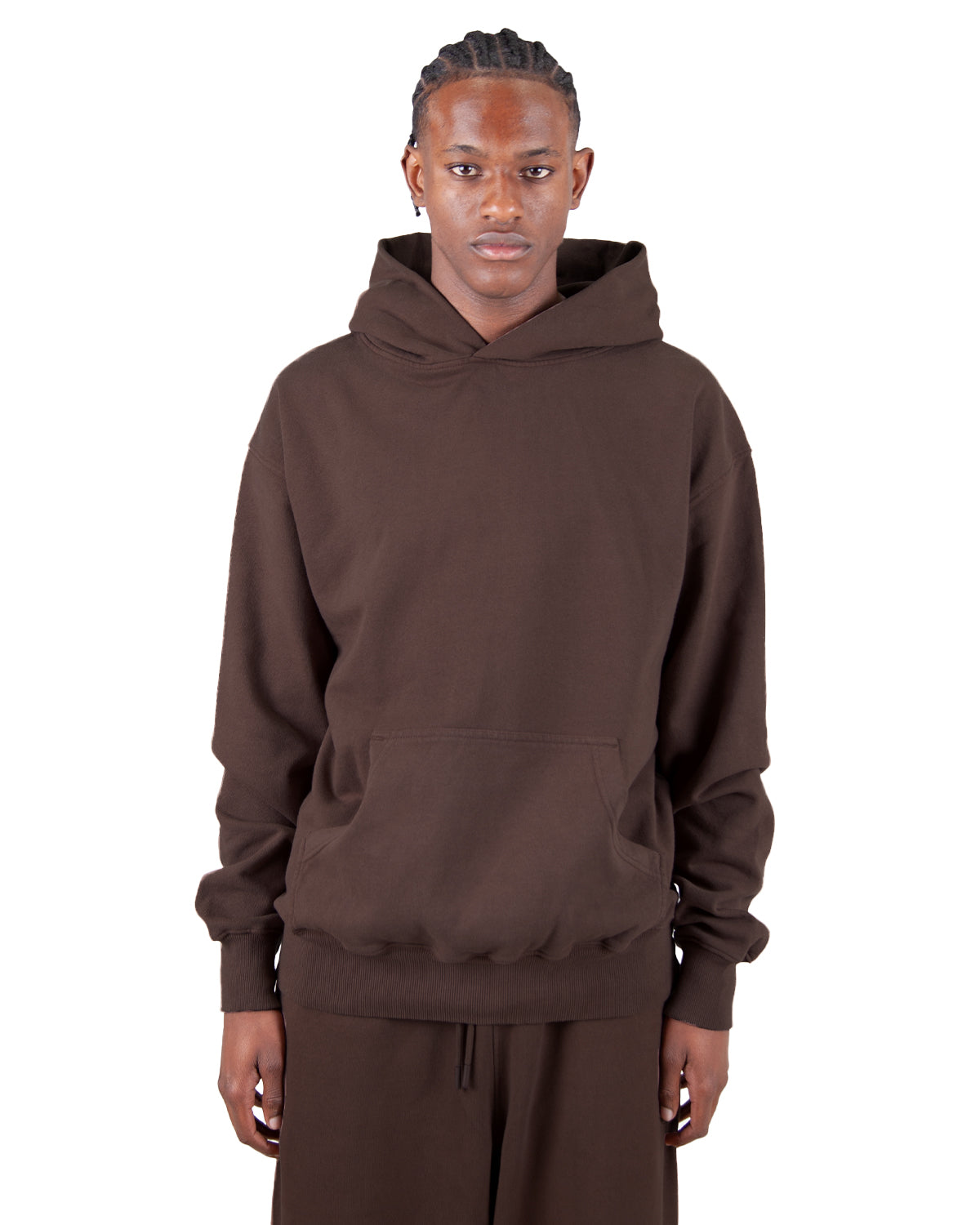 13.5 Oz Los Angeles Garment Dye Fleece Hoodie L / Mocha
