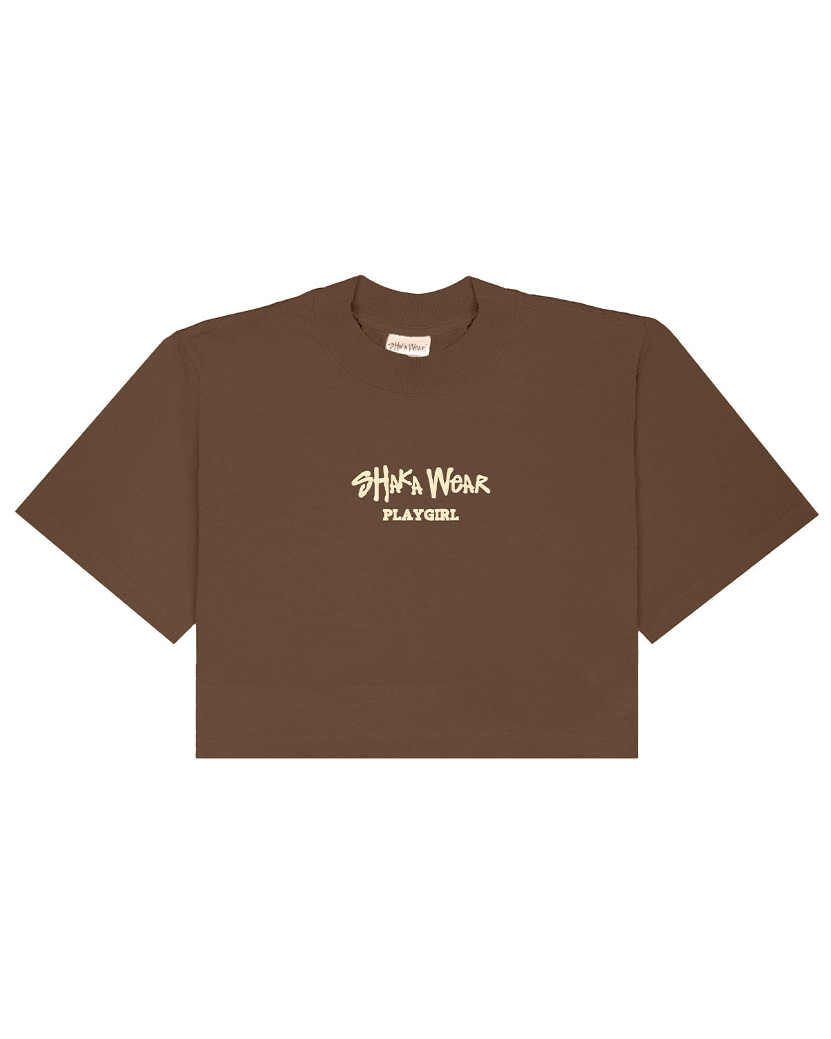 Playgirl Garment Dye Crop Top S / Mocha