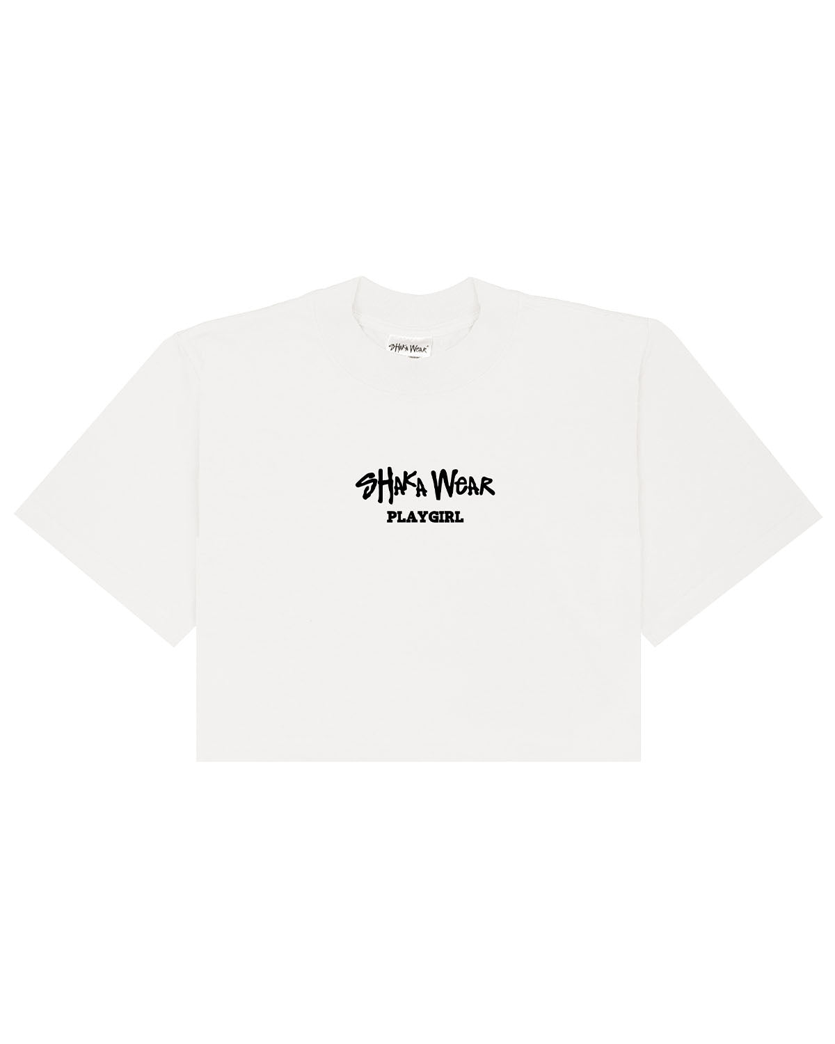 Playgirl Garment Dye Crop Top S / White