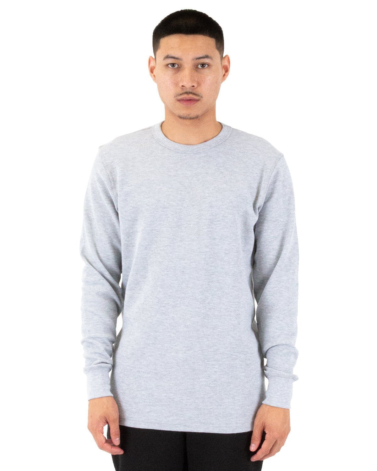 9.5 oz Spandex Thermal XL / Heather Grey