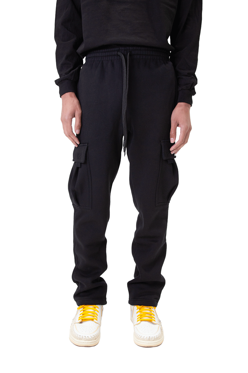 Fleece Cargo Pants 3XL / Black
