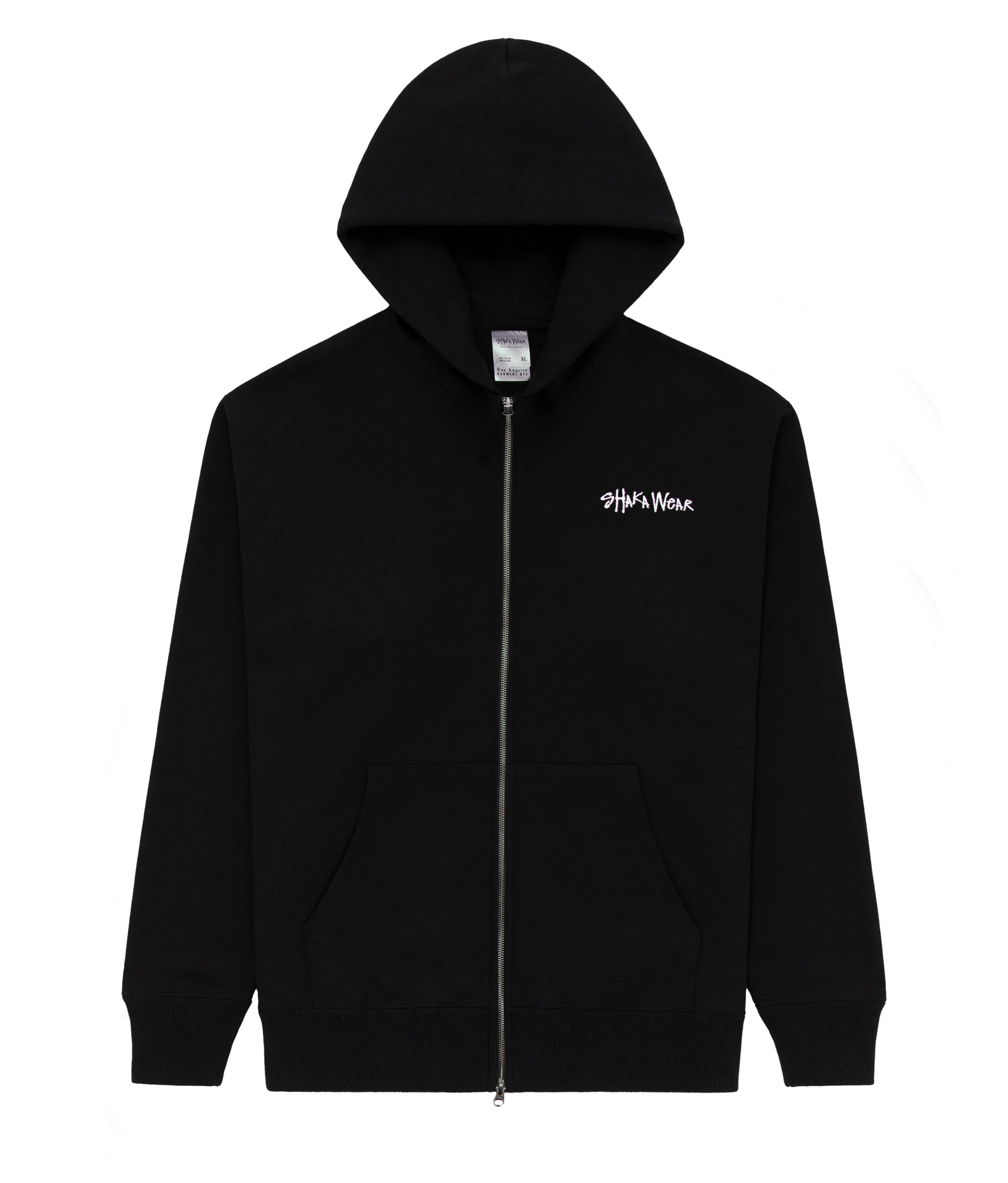 Logo Double Zipper Hoodie 2XL / Black