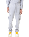 Fleece Cargo Pants 3XL / Heather Grey