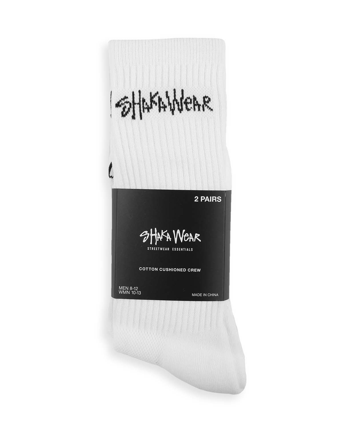Long Crew Socks M / White