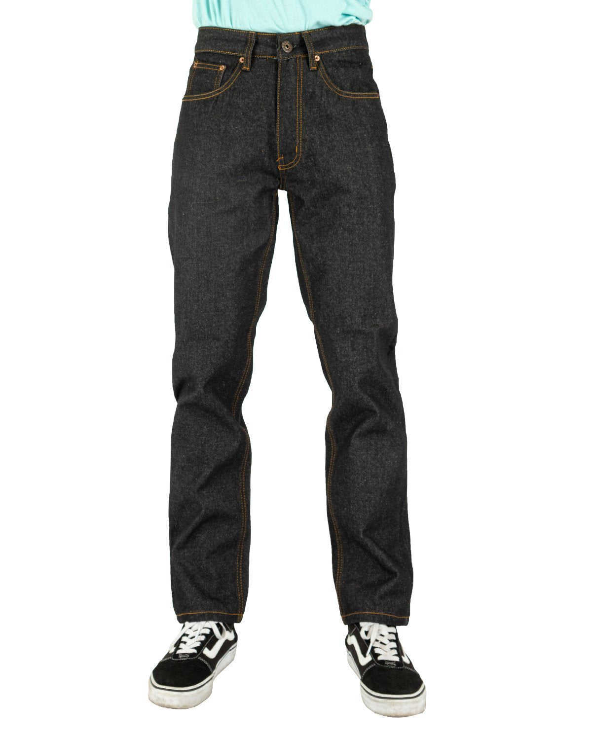 13.0 oz Denim Jeans 44/32 / Raw Black